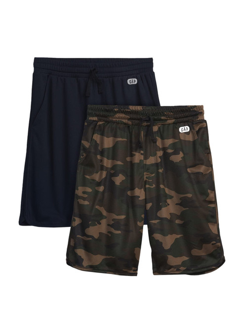 GAP Boys Pull-on Mesh Shorts, Tapestry Navy, X-Large US