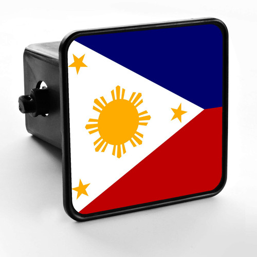Durable Trailer Hitch Cover - Flag of Philippines Filipino,Pinoy
