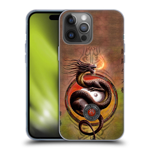 Head Case Designs Officially Licensed Anne Stokes Yin Yang Protector Dragons Soft Gel Case Compatible with Apple iPhone 14 Pro Max
