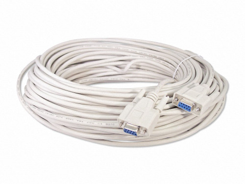Your Cable Store 100 Foot DB9 9 Pin Serial Port Cable Female/Female RS232