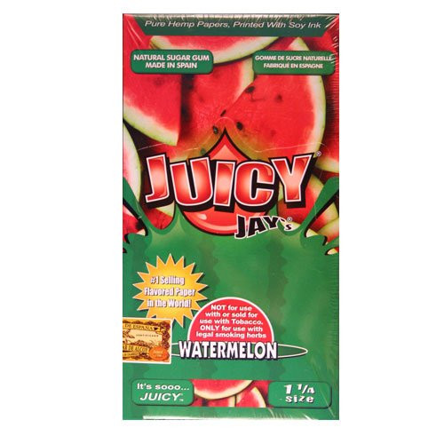 Juicy Jays Rolling Papers Watermelon 1 1/4 24ct Box