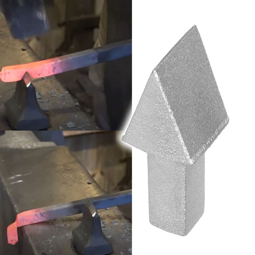 Blacksmithing Anvil Hardy Cutter Tool 1 Inch Shank Cutter Blacksmith Forging Tool Blacksmithing Anvil Hardy Cutter Tool 1 Inch Shank Cutter Blacksmith Forging Tool