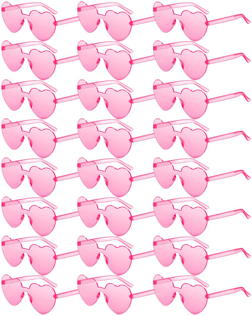 JDHXBMW Heart Glasses Party Glasses Bulk Accessories Heart Shaped Sunglasses Eyewear Accessories for Women