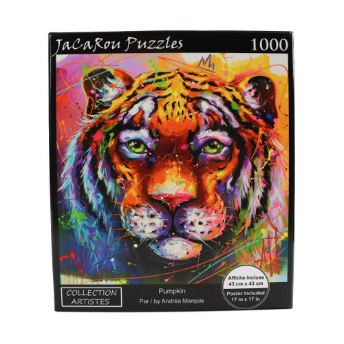 JaCaRou Puzzles Pumpkin 1000 Pieces Jigsaw Puzzle