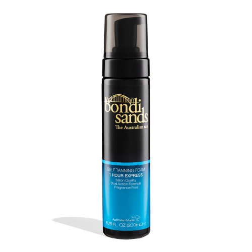 Bondi Sands 1 Hour Express Self Tanning Foam | Lightweight, Fragrance Free Self-Tanner for an Even, Streak-Free Tan | 6.76 fl oz
