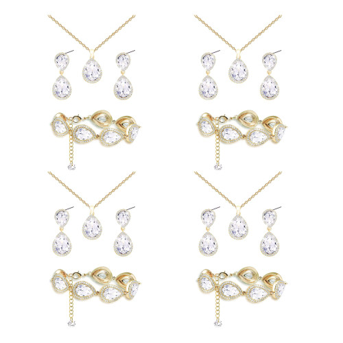 uqvn Will You be My Bridesmaid Jewelry Set for Wedding of 4, Gold Bridesmaid Necklace Earrings Bracelet Jewelry Set,Bridesmaid Proposal Gifts uqvn Will You be My Bridesmaid Jewelry Set for Wedding of 4, Gold Bridesmaid Necklace Earrings Bracelet Jewelry Set,Bridesmaid Proposal Gifts