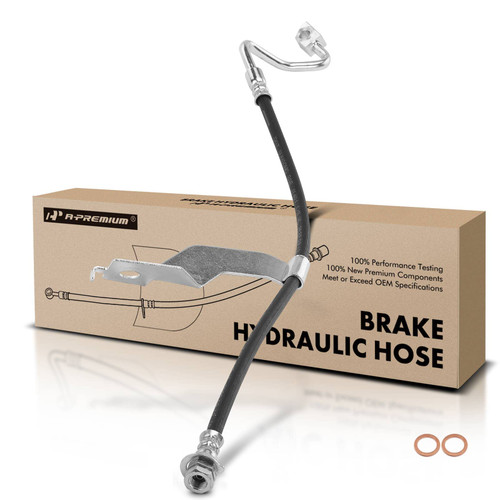 A-Premium Front Passenger Brake Hydraulic Hose Compatible with Ford Models - For F-250 Super Duty 2008-2012, For F-350 Super Duty 2008-2012, RWD - Replace# 8C3Z2078C
