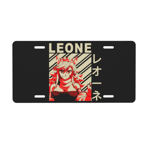 Anime Akame Ga Kill Leone License Plate Frames License Plate Holder