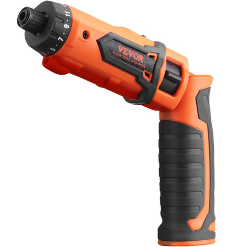 VEVOR Cordless Screwdriver,4V 7Nm Electric Screwdriver Rechargeable Set with 12 Accessory Kit and Charging Cable,Screw Gun with 20+1 Torque Setting & Twistable Handle for Home DIY. VEVOR Cordless Screwdriver,4V 7Nm Electric Screwdriver Rechargeable Set with 12 Accessory Kit and Charging Cable,Screw Gun with 20+1 Torque Setting & Twistable Handle for Home DIY.