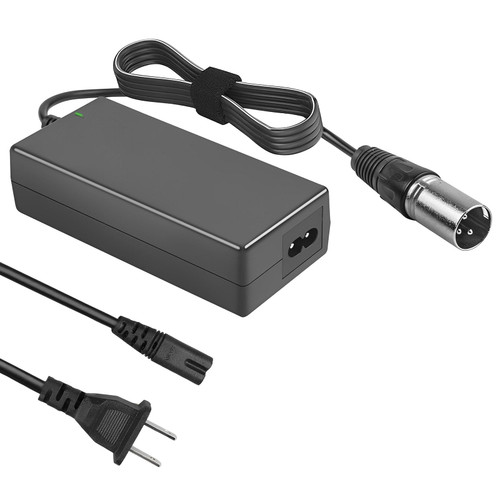 YUWYP 42V 2A Charger for 36V Lithium Battery Packs Electric Scooter Charger with 3-Pin XLR Socket/Connector Electric Bike Lithium Battery Charger YUWYP 42V 2A Charger for 36V Lithium Battery Packs Electric Scooter Charger with 3-Pin XLR Socket/Connector Electric Bike Lithium Battery Charger