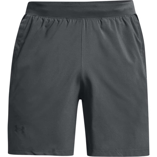 Under Armour mens Launch Run 7-inch Shorts , Pitch Gray/Reflective , Large