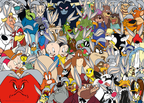 Ravensburger Looney Tunes Challenge 1000 Piece Jigsaw Puzzle for Adults - 16926 - Every Piece is Unique, Softclick Technology Means Pieces Fit Together Perfectly