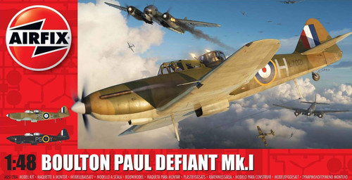 Airfix Boulton Paul Defiant MK I 1:48 WWII Military Aviation Plastic Model Kit A05128A