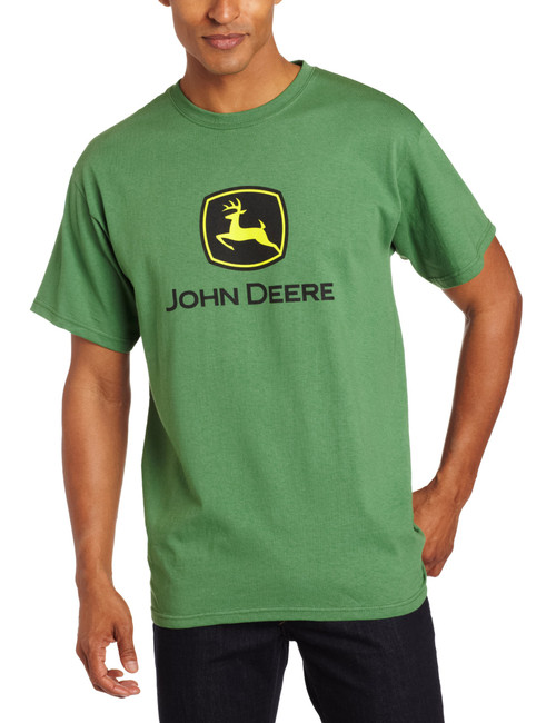 John Deere Logo T-Shirt- Men's- John Deere Green, XX-Large