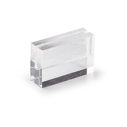 Darice David Tutera Illusion, 6 Piece, Acrylic Base Card Holders