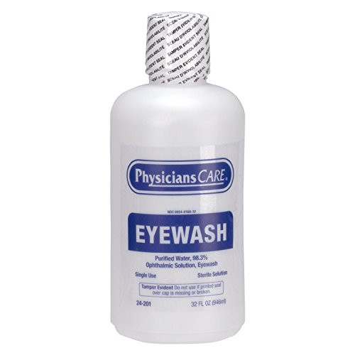 PhysiciansCare by First Aid Only 24-201 Eye Wash Solution, 32 ounce Bottle
