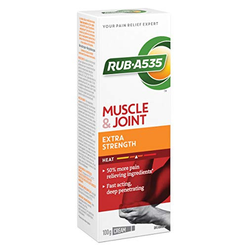 RUB A535 EXTRA STRENGTH CREAM For Relief of Arthritis, Rheumatic Pain, Muscle Pain, Joint & Back Pain 100 g RUB A535 EXTRA STRENGTH CREAM For Relief of Arthritis, Rheumatic Pain, Muscle Pain, Joint & Back Pain 100 g