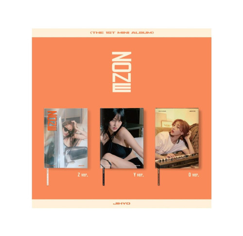 JIHYO TWICE - ZONE (1st Mini Album) CD+Pre-Order Benefit+Folded Poster (O ver, 1 Folded Poster)