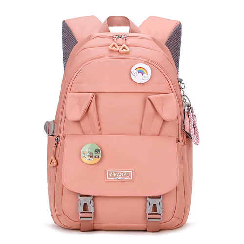 Makukke School Backpack for Women, Laptop Backpack 15.6 Inch College School Bag Anti Theft Travel Daypack Bookbag for Girls,Pink