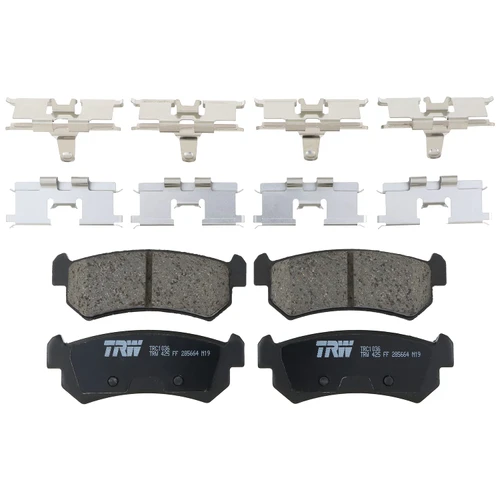 TRW Pro TRC1036 Disc Brake Pad Set For Suzuki Forenza 2004-2006, Rear, And Other Applications