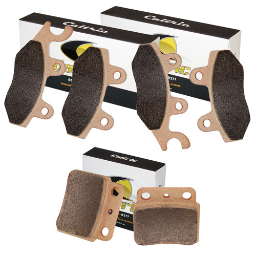 Caltric Front Rear Brake Pads Compatible with Suzuki Ltr450 Lt-R450 Ltr 450 2006 2007 2008 2009 2010 2011
