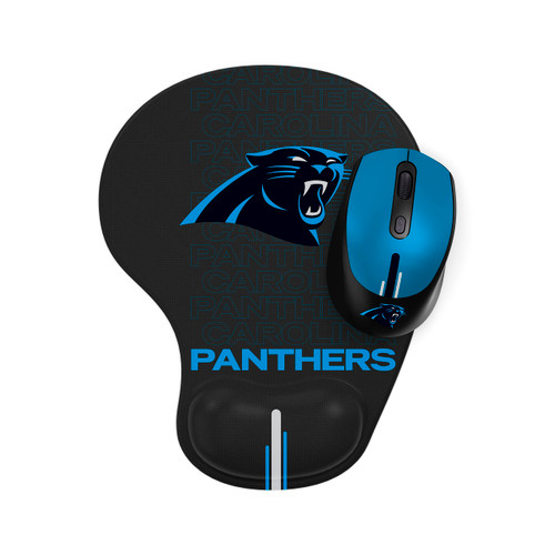 SOAR NFL Mouse and Mouse Pad, Carolina Panthers
