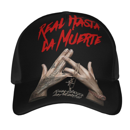 Anuel Rapper Aa Singer Real Hasta La Muerte Baseball Cap Unisex Casual Adjustable Hat Outdoor Sun Caps Black Anuel Rapper Aa Singer Real Hasta La Muerte Baseball Cap Unisex Casual Adjustable Hat Outdoor Sun Caps Black