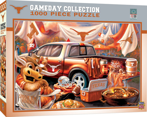 MasterPieces NCAA Gameday Puzzles Collection - Texas NCAA Gameday Collection 1000 Piece Jigsaw Puzzle MasterPieces NCAA Gameday Puzzles Collection - Texas NCAA Gameday Collection 1000 Piece Jigsaw Puzzle