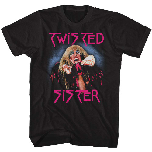 American Classics Twisted Sister Heavy Metal Band Twisted Dee Snider Adult T-Shirt Tee