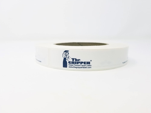 The Gripper - Stops Liquid Leaks, 3/4" x 6", 250 Labels with Liquid Handle with Care Warning stickers(500 labels)