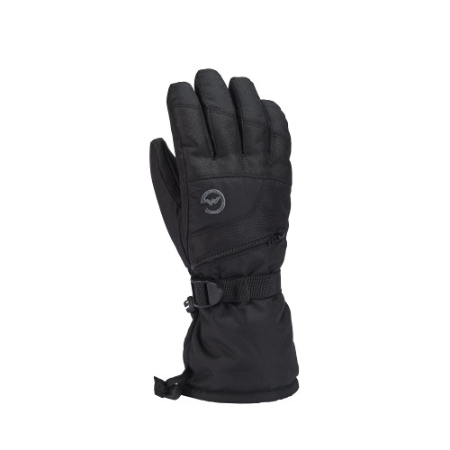 Gordini Kids' Ultra Drimax Gauntlet Glove, Black, Medium