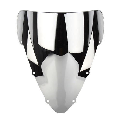 Motorcycle Front Windscreen Windshield Protection ABS Plastic Wind Deflector Screen Fit for Honda CBR600 CBR 600 F4i 2001-2007 (Silver)
