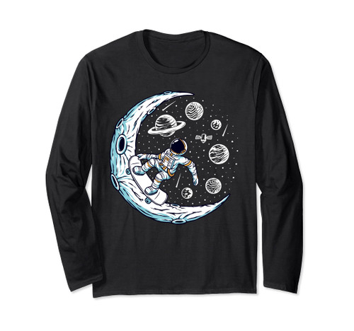 Space Planet Solar System Adult Geeks Kid Girls Boys Long Sleeve T-Shirt