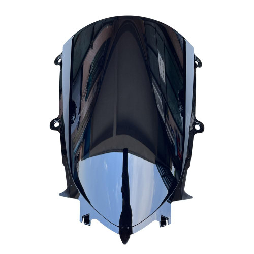 Motorcycle Double Bubble Windshield Windscreen Visor Air Flow Deflector Compatible with Yamaha YZF R6 2017-2022 R7 2021-2023