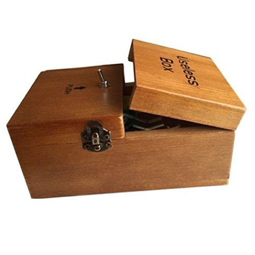 Useless Box Turns Itself Off Storage Box