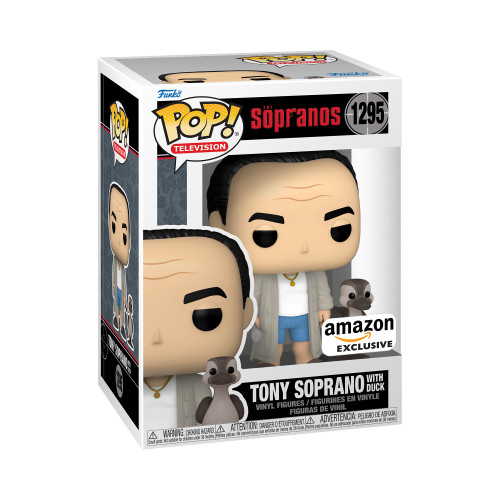 Funko Pop! TV: The Sopranos - Tony Soprano in Robe with Duck, Amazon Exclusive