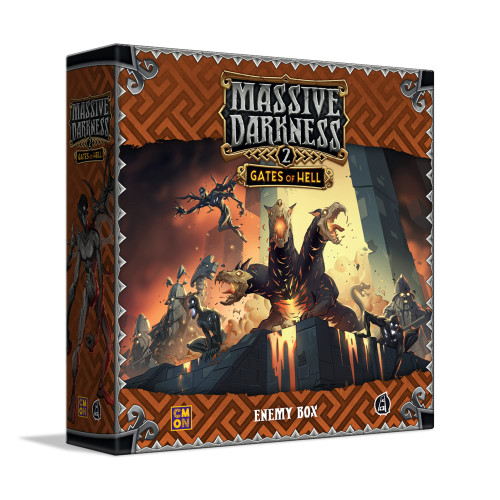 Massive Darkness 2 Gates of Hell Enemy Box Expansion | Tabletop Miniatures Game | Cooperative Strategy Game for Adults and Teens | Ages 14+ | 1-6 Players | Average Playtime 60 Minutes | Made by CMON Massive Darkness 2 Gates of Hell Enemy Box Expansion | Tabletop Miniatures Game | Cooperative Strategy Game for Adults and Teens | Ages 14+ | 1-6 Players | Average Playtime 60 Minutes | Made by CMON
