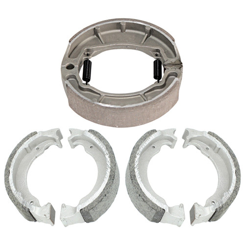 Caltric Front & Rear Brake Shoes Compatible with Suzuki Lt80 Lt-80 Quadrunner Quadsport 80 1987-1996