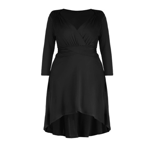 Cocktail Dresses for Women Wedding Guest Women's Spring and Summer Casual High Waist Sexy V Neck Waist Solid Color Cocktail Dresses for Women Wedding Guest Women's Spring and Summer Casual High Waist Sexy V Neck Waist Solid Color