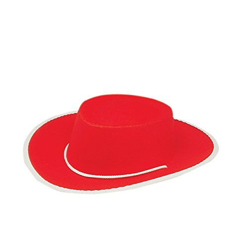 Jacobson Hat Company Child's Permafelt Cowboy Costume, Red, Medium