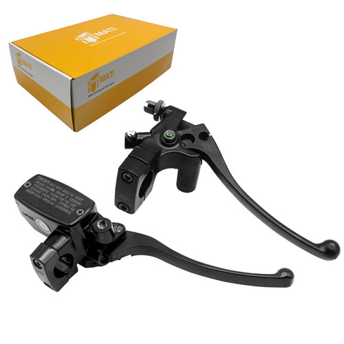 Brake Master Cylinder Clutch Lever 1" 25mm Compatible with Honda VT600 VT750 VT1100 VT1300 VTX1300 VF750, Left & Right Motorcycle Brake Lever - Black