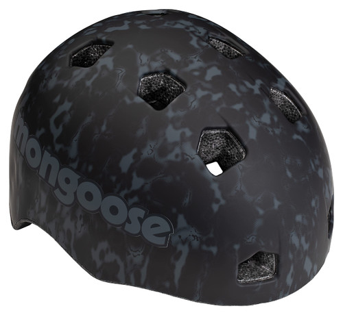 Mongoose BMX Bike Boys Helmet, Multi Sport Kids Helmet, Kids, Black Acid