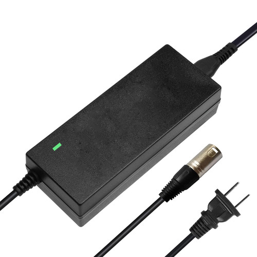 YUWYP Replacement Electric Bike Charger 54.6V 3A Electric Scooter Charging Adapter Lithium Battery Charger with XLR Connector Electric Bicycle Scooter Charger