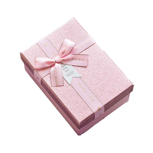 Large White and Pink Gift Box with Lid and Fill for Christmas, Hanukkah, Fathers Day, Graduations, Weddings, Birthdays, Grooms Gifts, Engagements,Valentines Day Gifts for Him Large White and Pink Gift Box with Lid and Fill for Christmas, Hanukkah, Fathers Day, Graduations, Weddings, Birthdays, Grooms Gifts, Engagements,Valentines Day Gifts for Him