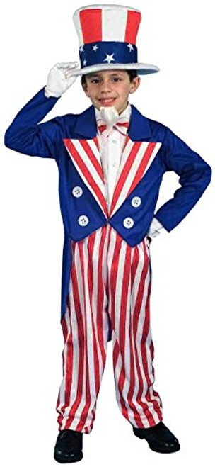 Forum Novelties Deluxe Uncle Sam Costume, Child Small