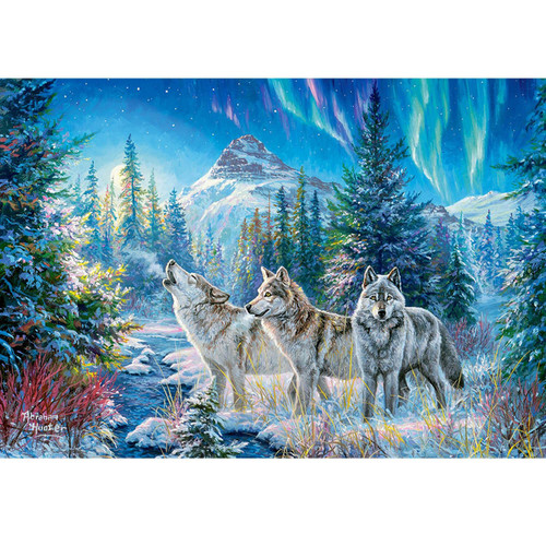 Puzzle 1500 pieces: Appel du lever de la lune