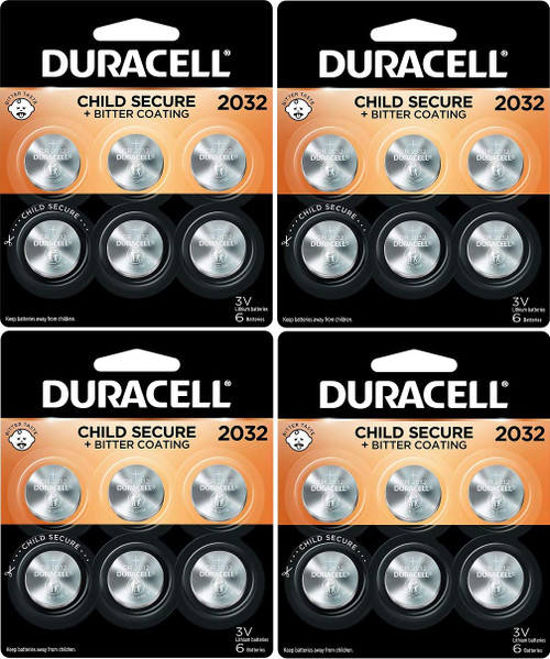 Duracell - 2032 3V Lithium Coin Battery - with Bitter Coating - 1 Count