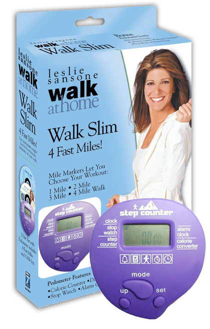 Leslie Sansone: Walk Slim 4 Fast Miles Kit w/Pedometer Leslie Sansone: Walk Slim 4 Fast Miles Kit w/Pedometer
