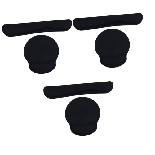 Operitacx 3 Sets 2PCS Keyboard Wrist pad Mousepad with Rest Wrist Support Ergonomic pad Gel Wrist Rest Keyboard Wrist Support Keyboard Wrist Rest Wrist Rest for Working Mouse Wrist Rest Gift