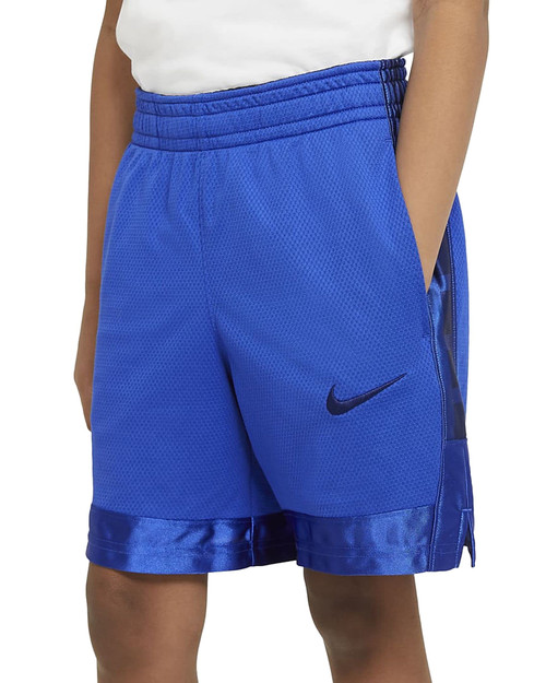 Nike Boy's Dry Shorts Elite Stripe (Little Kids/Big Kids) Game Royal/Blue Void LG (14-16 Big Kid)